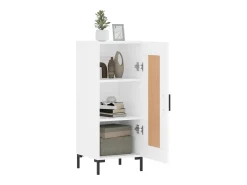 Aparador blanco 34,5x34x90 cm madera de ingeniería