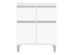 Aparador Blanco 60x35x70 cm Madera de Ingeniería