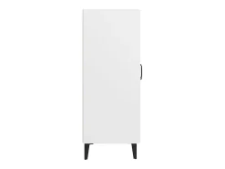 Aparador blanco 69,5x34x90 cm madera de ingeniería