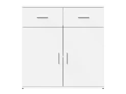 Aparador blanco 79x38x80 cm madera contrachapada