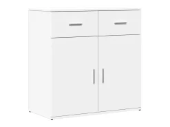 Aparador blanco 79x38x80 cm madera contrachapada