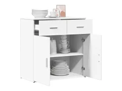 Aparador blanco 79x38x80 cm madera contrachapada