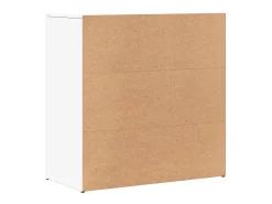 Aparador blanco 79x38x80 cm madera contrachapada