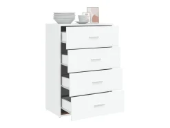 Aparador blanco 60x31x84 cm madera contrachapada