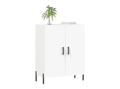 Aparador blanco 69,5x34x90 cm madera de ingeniería
