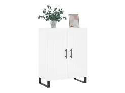 Aparador blanco 69,5x34x90 cm madera de ingeniería