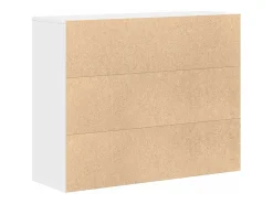 Aparador Blanco 88x30x70 cm Madera de Ingeniería