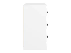 Aparador blanco 70x35,5x67,5 cm madera de ingeniería