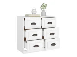 Aparador blanco 70x35,5x67,5 cm madera de ingeniería