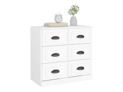 Aparador blanco 70x35,5x67,5 cm madera de ingeniería
