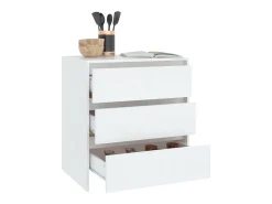 Aparador blanco 70x41x75 cm Madera de ingeniería