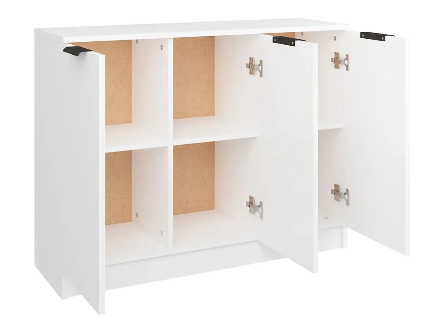 Aparador Blanco 90,5x30x70 cm Madera de Ingeniería