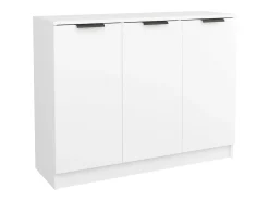 Aparador Blanco 90,5x30x70 cm Madera de Ingeniería