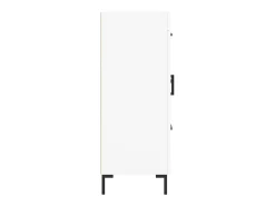 Aparador blanco 69,5x34x90 cm madera de ingeniería