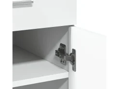 Aparador blanco 80x42,5x93 cm madera contrachapada
