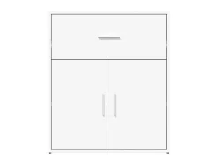 Aparador blanco 60x31x70 cm madera contrachapada