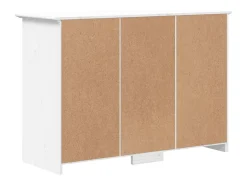 Aparador BODO blanco 115,5x44x80 cm madera maciza de pino