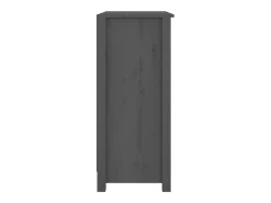 Aparador buffet cómoda armario mueble organizador cocina salón salón 70 x 35 x 80 cm madera maciza de pino gris 02_0031802