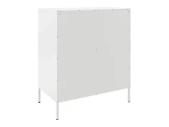 Aparador buffet cómoda armario mueble organizador cocina salón salón 68 x 39 x 79 cm acero blanco 02_0030393