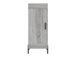 Aparador buffet cómoda armario unidad de almacenamiento organizador cocina salón salón Sonoma 34,5 x 34 x 90 cm madera contrachapada gris 02_0036334