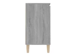 Aparador buffet cómoda armario unidad de almacenamiento organizador cocina salón salonsonoma 101 x 35 x 70 cm madera contrachapada gris 02_0036265