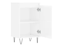 Aparador buffet cómoda armario mueble organizador cocina salón salón juego de 2 brillante 40 x 35 x 70 cm madera contrachapada marrón 02_0036704