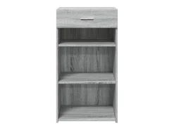 Aparador buffet cómoda armario unidad de almacenamiento organizador cocina salón salonsonoma 50 x 42,5 x 93 cm madera contrachapada gris 02_0036371