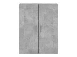 Aparador buffet cómoda armario mueble organizador cocina salón salón alto 69,5 x 34 x 180 cm madera contrachapada gris 02_0034509