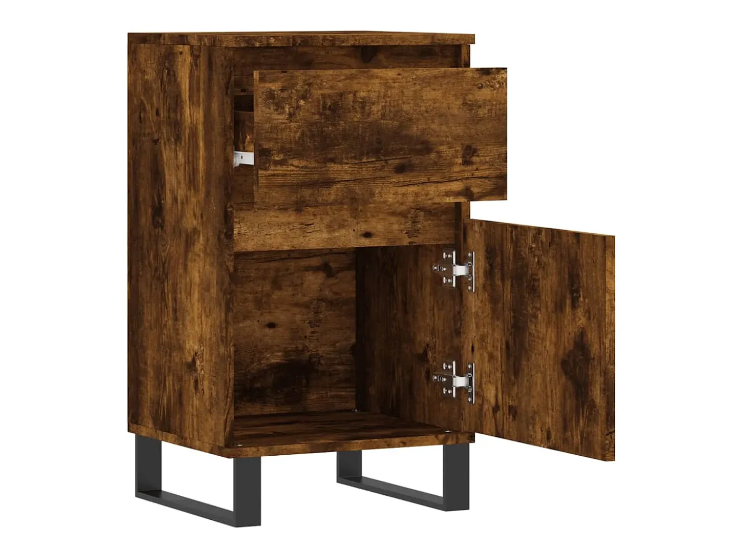 Aparador buffet cómoda armario mueble organizador cocina salón salón juego de 2 40 x 35 x 70 cm madera contrachapada marrón 02_0036726