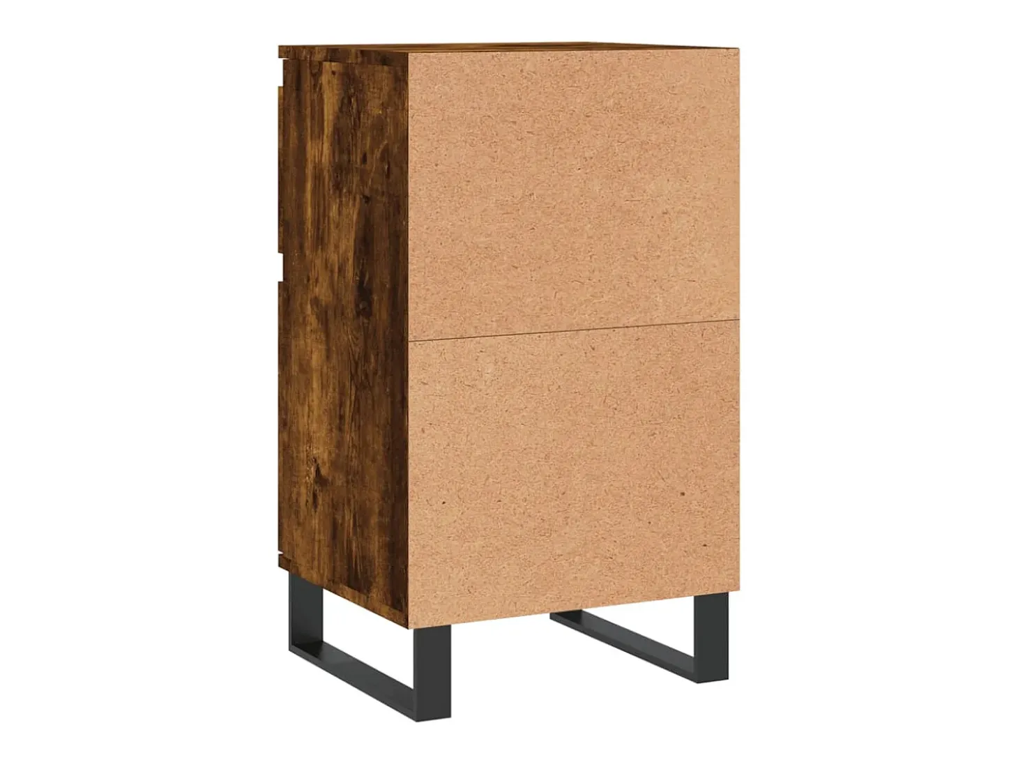 Aparador buffet cómoda armario mueble organizador cocina salón salón juego de 2 40 x 35 x 70 cm madera contrachapada marrón 02_0036726