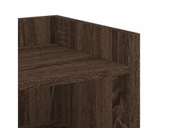 Aparador buffet cómoda armario unidad de almacenamiento organizador cocina salón salón 73,5 x 35 x 75 cm madera contrachapada marrón 02_0031414