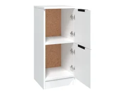 Aparador buffet cómoda armario mueble organizador cocina salón salón 30 x 30 x 70 cm madera contrachapada blanco 02_0030220