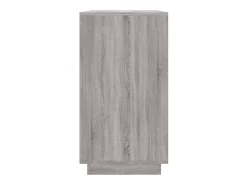Aparador buffet cómoda armario unidad de almacenamiento organizador cocina salón salón Sonoma 80 x 34 x 75 cm madera contrachapada gris 02_0036536