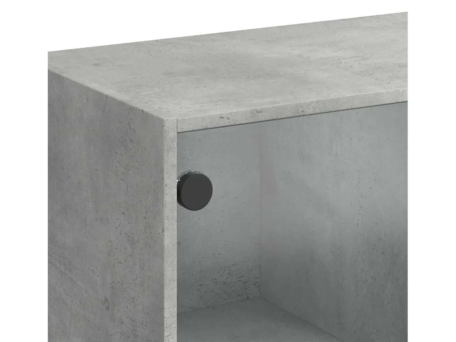 Aparador buffet cómoda armario mueble organizador cocina salón salón alto con puertas 68 x 37 x 142 cm madera contrachapada gris 02_0032240