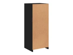 Aparador buffet cómoda armario mueble organizador cocina salón salón con luces LED 41 x 37 x 100 cm negro 02_0030036