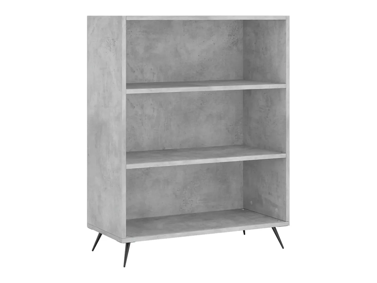 Aparador buffet cómoda armario mueble organizador cocina salón salón alto 69,5 x 34 x 180 cm madera contrachapada gris 02_0034535