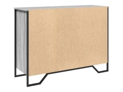 Aparador buffet cómoda armario unidad de almacenamiento organizador cocina salón salonsonoma 101 x 35,5 x 74,5 cm madera contrachapada gris 02_0036264