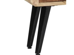 Aparador buffet cómoda armario mueble organizador cocina salón salón 118 x 30 x 62 cm madera maciza de mango marrón 02_0029530