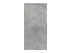 Aparador buffet cómoda armario mueble organizador cocina salón salón juego de 2 79 x 38 x 80 cm madera contrachapada gris 02_0036869