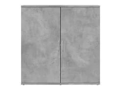 Aparador buffet cómoda armario mueble organizador cocina salón salón juego de 2 79 x 38 x 80 cm madera contrachapada gris 02_0036869