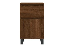 Aparador buffet cómoda armario mueble organizador cocina salón salón juego de 2 40 x 35 x 70 cm madera contrachapada marrón 02_0036768