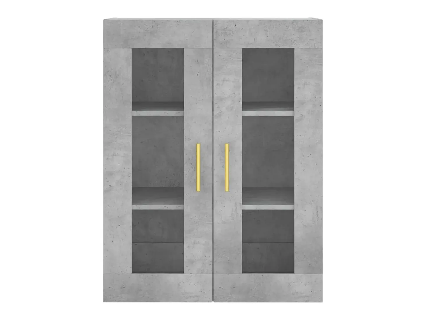 Aparador buffet cómoda armario mueble organizador cocina salón salón alto 69,5 x 34 x 180 cm madera contrachapada gris 02_0034627