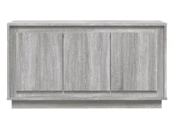 Aparador buffet cómoda armario unidad de almacenamiento organizador cocina salón salonsonoma 102 x 35 x 55 cm madera contrachapada gris 02_0036269
