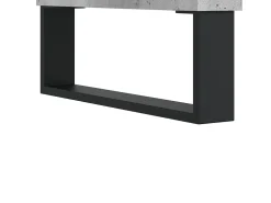 Aparador buffet cómoda armario mueble organizador cocina salón salón juego de 2 madera contrachapada gris 02_0036879