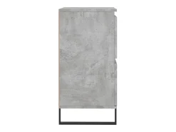 Aparador buffet cómoda armario mueble organizador cocina salón salón juego de 2 madera contrachapada gris 02_0036879