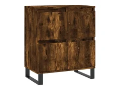 Aparador buffet cómoda armario unidad de almacenamiento organizador cocina salón salón 3 piezas marrón madera contrachapada 02_0037058