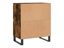 Aparador buffet cómoda armario unidad de almacenamiento organizador cocina salón salón 3 piezas marrón madera contrachapada 02_0037058