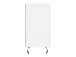 Aparador buffet cómoda armario mueble organizador cocina salón salón juego de 2 40 x 35 x 70 cm blanco madera contrachapada 02_0036660