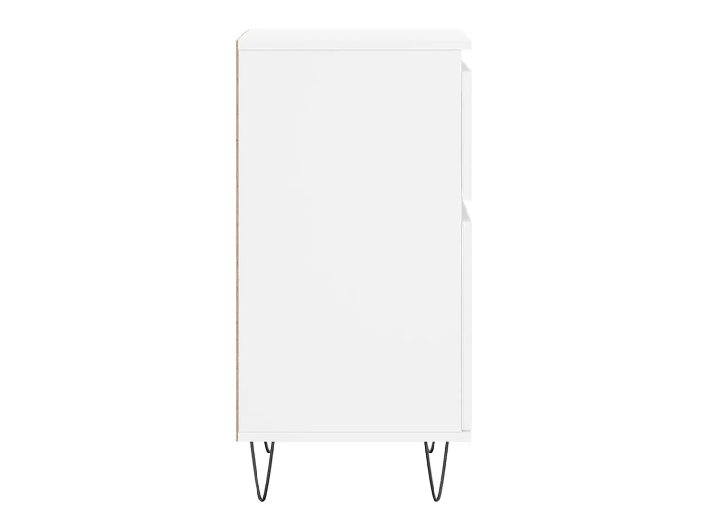 Aparador buffet cómoda armario mueble organizador cocina salón salón juego de 2 40 x 35 x 70 cm blanco madera contrachapada 02_0036660