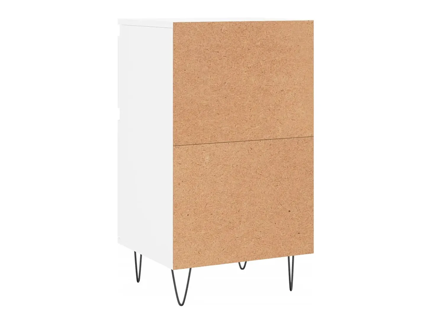 Aparador buffet cómoda armario mueble organizador cocina salón salón juego de 2 40 x 35 x 70 cm blanco madera contrachapada 02_0036660